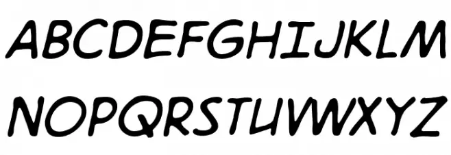 DigitalStrip 2.0 BB Italic Polices MAJUSCULES