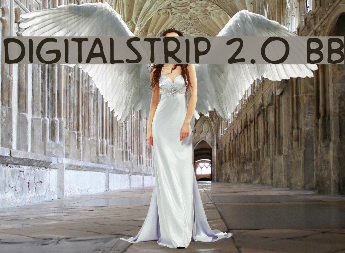 DigitalStrip 2.0 BB Font examples