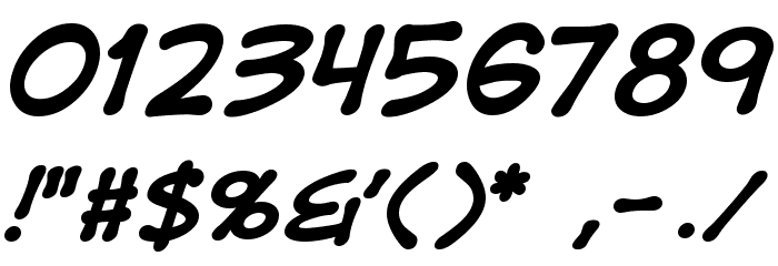DigitalStrip Bold Font OTHER CHARS