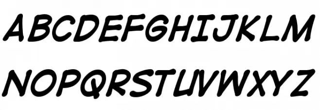 DigitalStrip  Bold 字体 大写