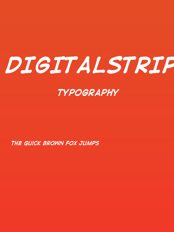 DigitalStrip  Bold Poster