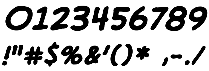 DigitalStrip.BB-Bold Font Alte caractere