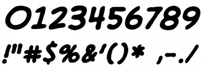 DigitalStrip.BB-Bold Font Alte caractere