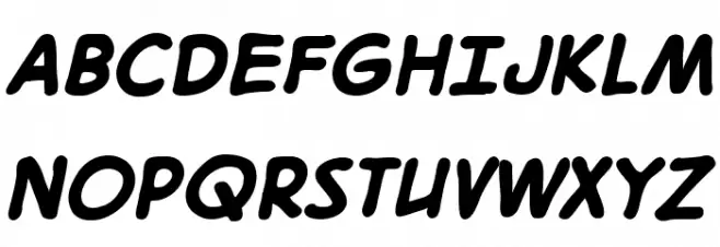 DigitalStrip.BB-Bold Font Litere mari