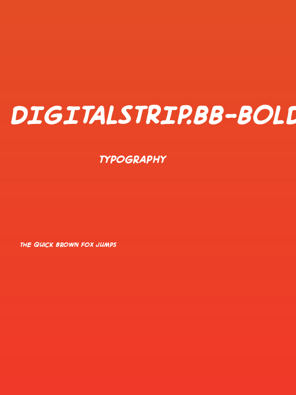 DigitalStrip.BB-Bold Poster