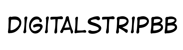 DigitalStripBB Font