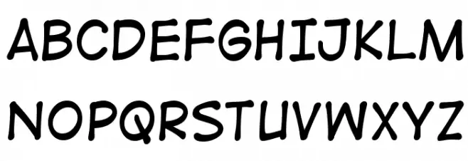 DigitalStripBB Schriftart Groß