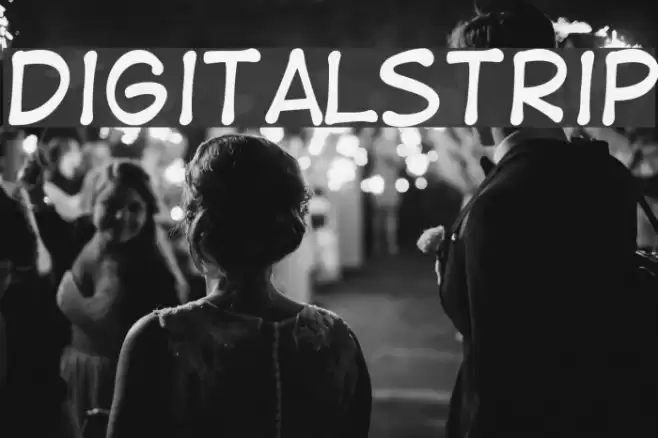 DigitalStrip Font examples