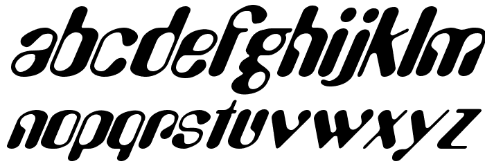 DigitalSurf Font LOWERCASE