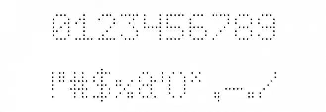 Digitaled Regular Font OTHER CHARS