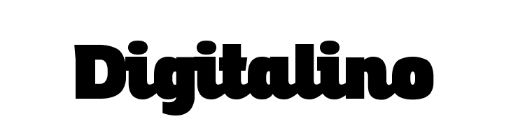 Digitalino  font caratteri gratis