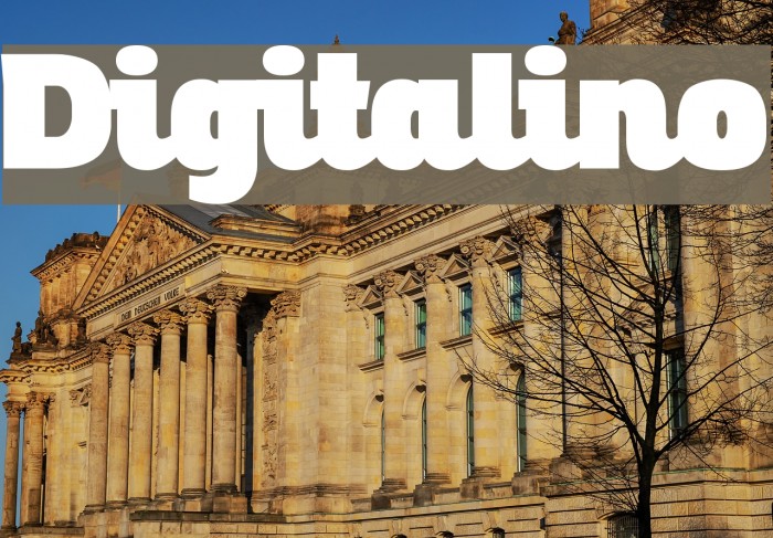 Digitalino Font examples