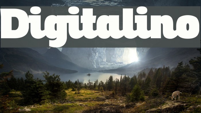 Digitalino Font examples