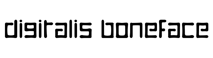 Digitalis Boneface  Frei Schriftart Herunterladen