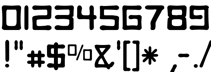 Digitalis Boneface Font OTHER CHARS