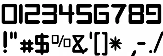 Digitalis フォント その他の文字