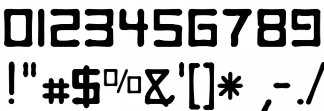 DigitalisBoneface フォント その他の文字