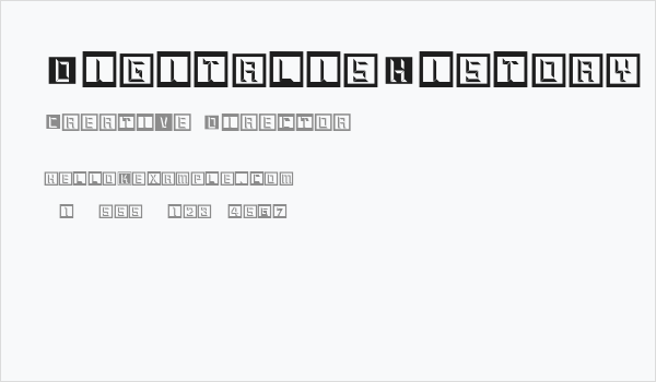 DigitalisHistory Business Card