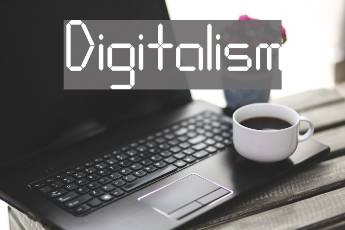 Digitalism Font examples
