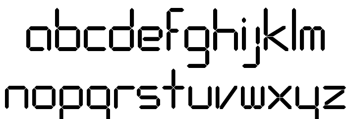 Digitalism Font LOWERCASE