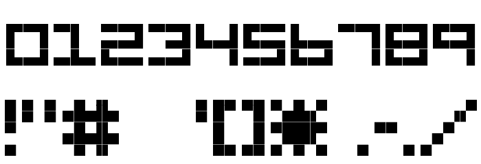 Digitalix Font OTHER CHARS