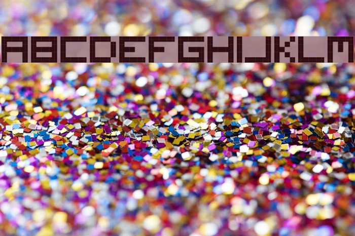 Digitalix Font examples