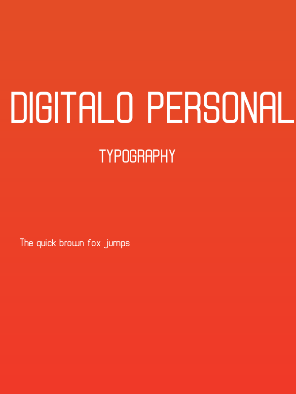 Digitalo Personal Use Poster