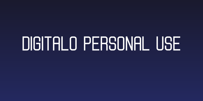 Digitalo Personal Use Social Header