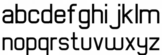 Digitalo Personal Use Schriftart Kleinbuchstaben