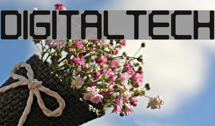 Digitaltech フォント examples