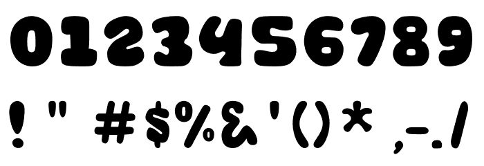 Digitata Ocean Font OTHER CHARS