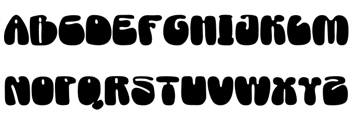Digitata Ocean Font UPPERCASE