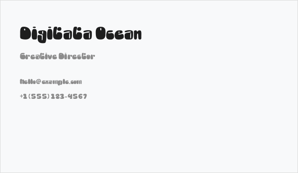 Digitata Ocean Business Card