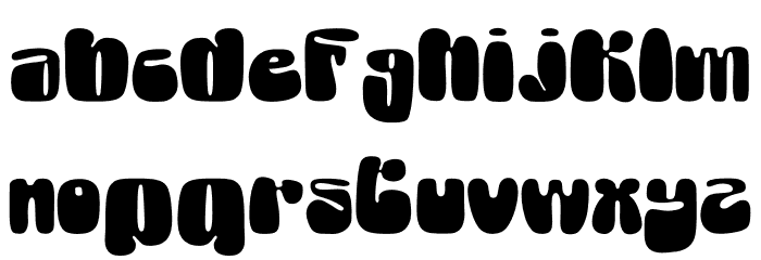 Digitata Ocean Font LOWERCASE