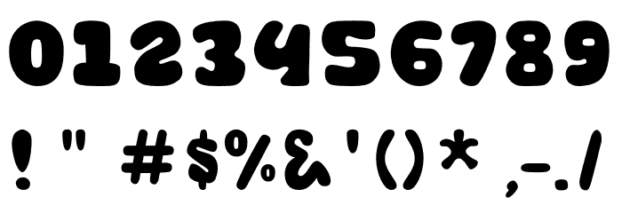 Digitata Sky Font OTHER CHARS