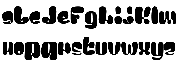 Digitata Sky Font LOWERCASE