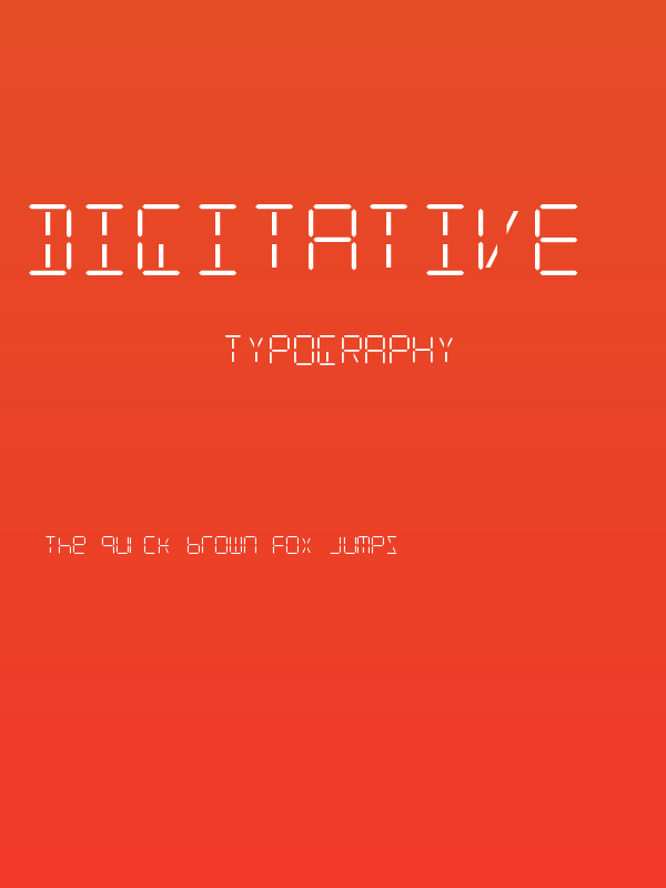 Digitative 1023 Regular Poster