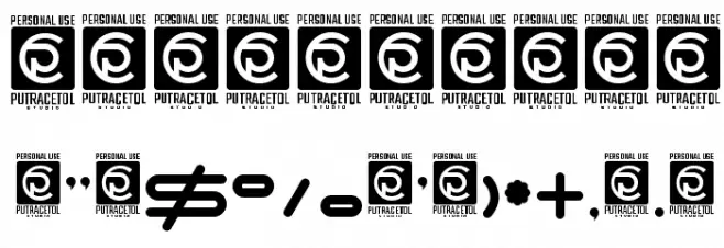 Digitechno FreeVersion Font OTHER CHARS