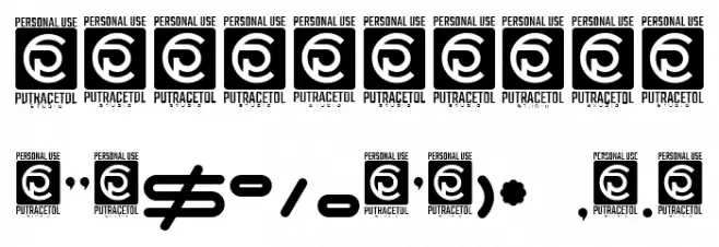 Digitechno FreeVersion Font OTHER CHARS