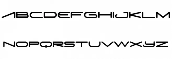 Digitechno FreeVersion Шрифта ВЕРХНИЙ