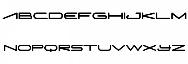 Digitechno FreeVersion Шрифта ВЕРХНИЙ