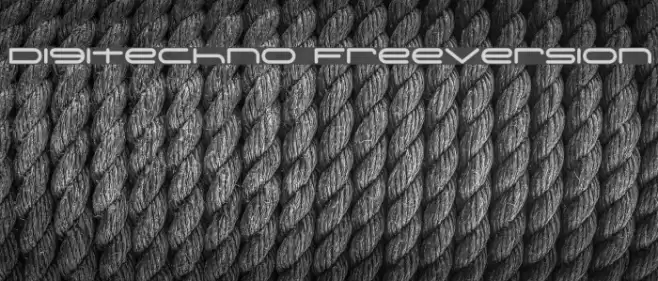 Digitechno FreeVersion Font examples