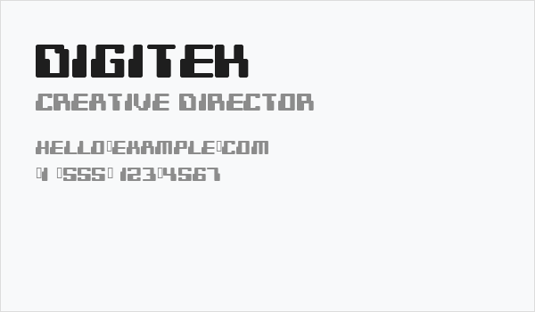 Digitek Business Card