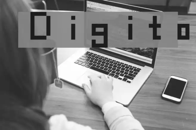 Digito Font examples