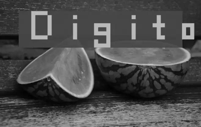 Digito Font examples