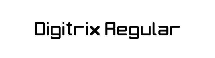 Digitrix Regular  नि: शुल्क फ़ॉन्ट्स डाउनलोड