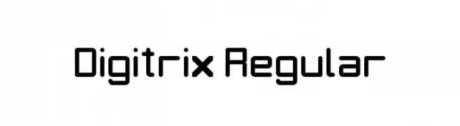 Digitrix Regular  免费字体下载