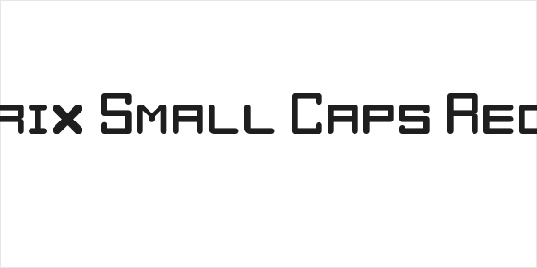 Digitrix Small Caps Regular Logo