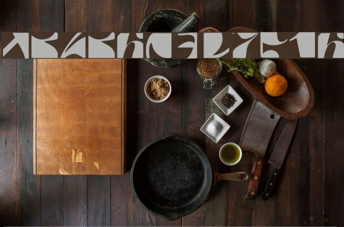 DigitsCarpet Font examples