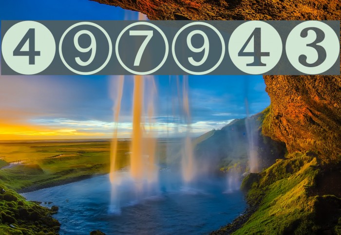 Digits Font examples